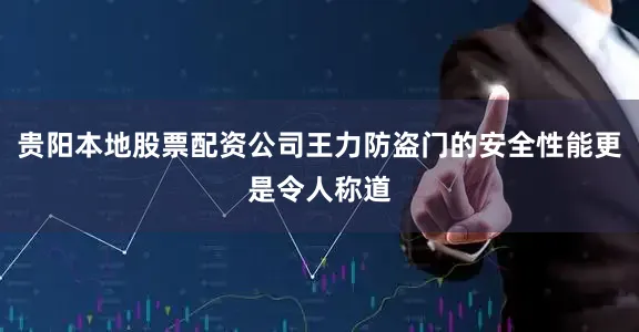 贵阳本地股票配资公司王力防盗门的安全性能更是令人称道