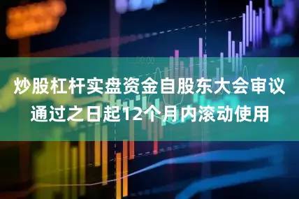 炒股杠杆实盘资金自股东大会审议通过之日起12个月内滚动使用