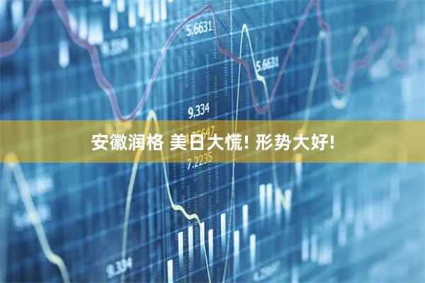 安徽润格 美日大慌! 形势大好!